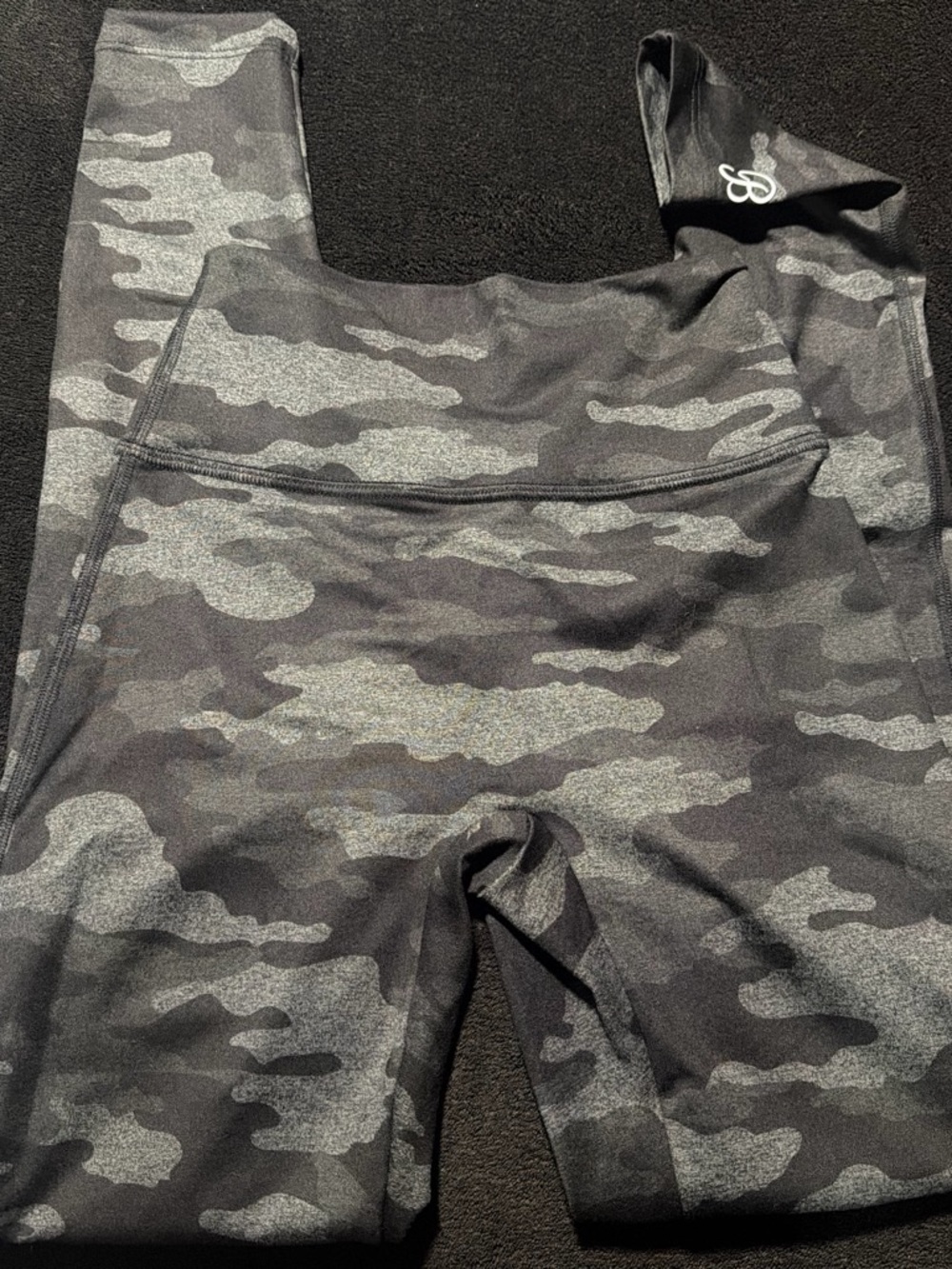 Bombshell sportswear Camouflage Leggings - Black and grey Camo
